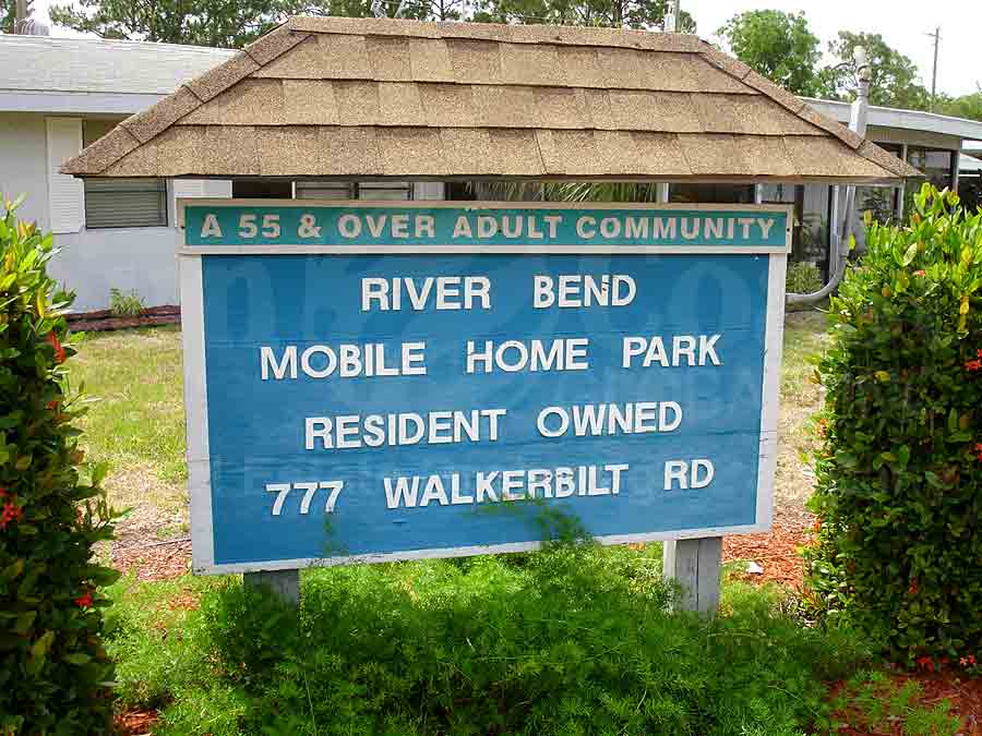 RIVERBEND MOBILE HOME PARK Signage